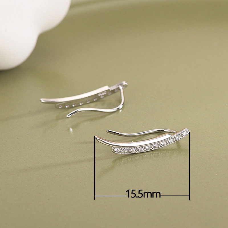 Fresh Style Simple Earrings For Women Daily Wear Delicate Girl's Earrings High Quality Silver Color Statement Jewelry Hot