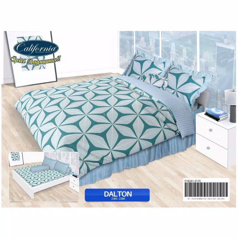 SPREI RUMBAI KING CALIFORNIA - Sprei California Rumbai King 180x200/Dalton