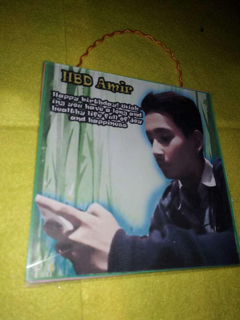 Walldecor 15x15 Pajangan Murah Souvenir Custom Walpaper ( Souvenir Ulang Tahun Anak Hiasan Dinding )