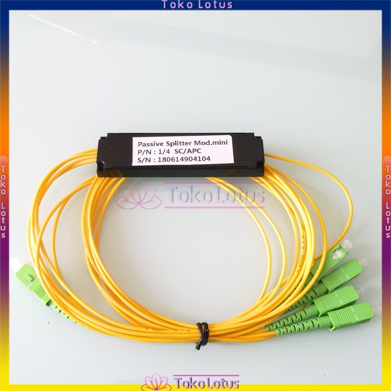 Passive splitter / pasif spliter 1:4 fiber optic SC APC [Bisa Bayar Ditempat]