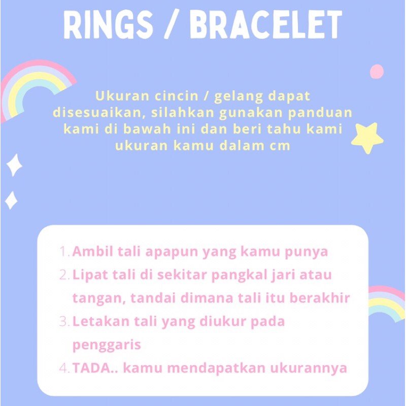 (vol2) ARABELLE beads ring / cincin manik-manik (white series)