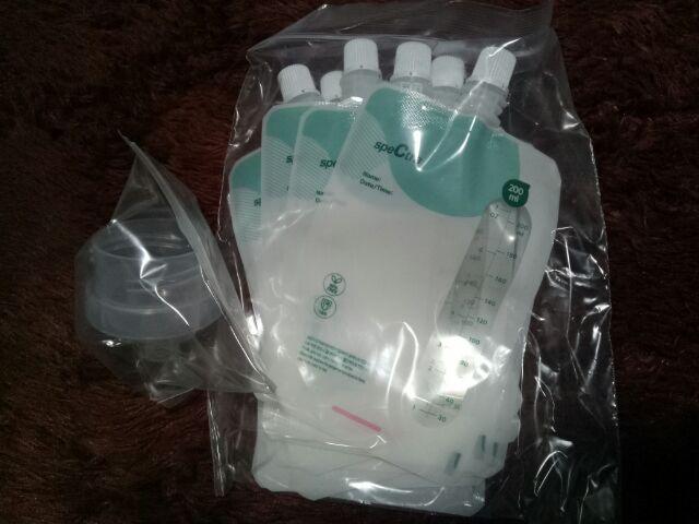 Spectra - Premium Milk Bag Storage With Connector (200ml X 10pcs)