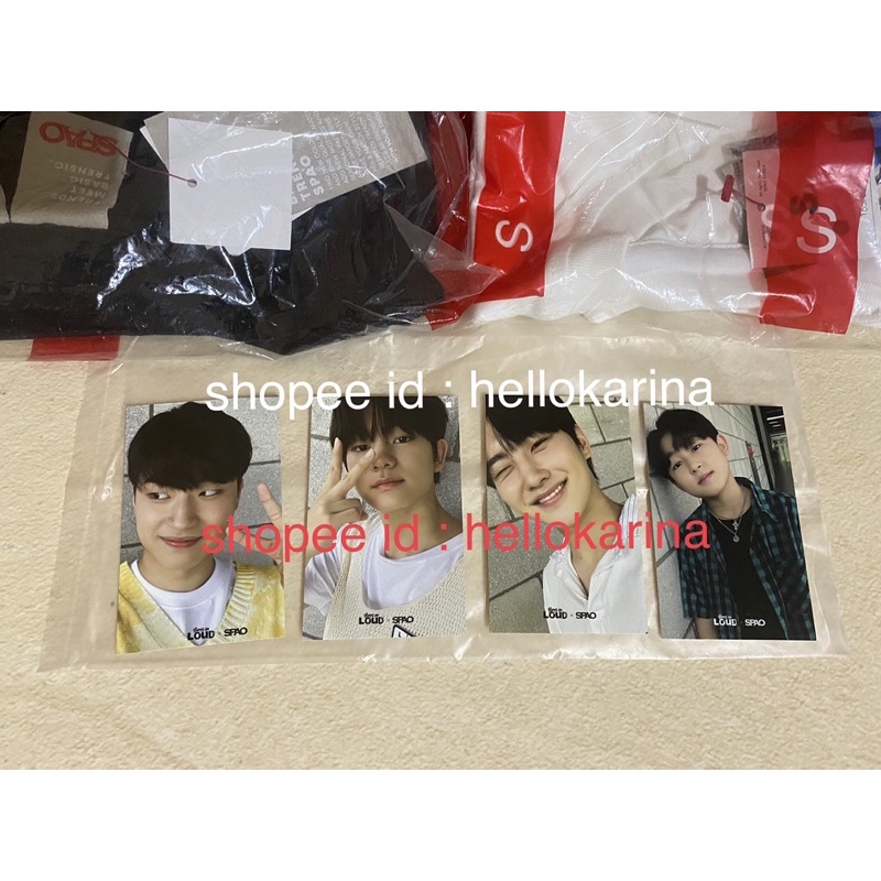 Official Boys Be Loud x SPAO Photocard - PNATION / Unit Team PC - Taehun Koki Yedam Hyunsoo Hyunsu P