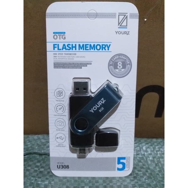 Ready OTG FLASHDISK MICRO YOURZ ORIGINAL 2GB/4Gb/8GB/16GB/32GB/64GB/128GB REAL QUALITY