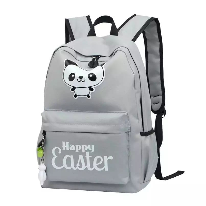 KSO_BAG - Tas Ransel Anak WanitaTerbaru 2021 Kekinian Backpack Motif Carakter HAPPY EASTER Termurah