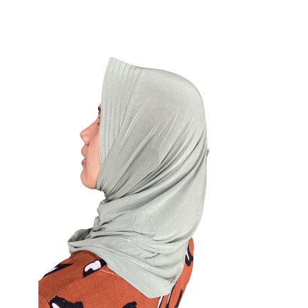 HIJAB SPORT /JILBAB SPORT BERKUALITAS HARGA TERJANGKAU / HIJAB INSTANT SPORT HIGH QUALITY | HIJAB INSTANT SPORT | HIJAB VOLLY HIGHG QUALITY-HIJAU MINT
