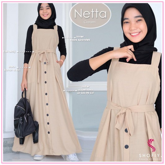 Gamis Dress Casual Bj Wanita Muslim Ibu-Ibu Games Polos Games Remaja Pesta Kondangan Bisa Cod Bsju G