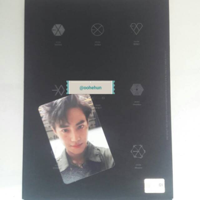 ALBUM EXO EXACT MONSTER KOREAN VERSION + SUHO PC ASLI KORLIC NO DAMAGE