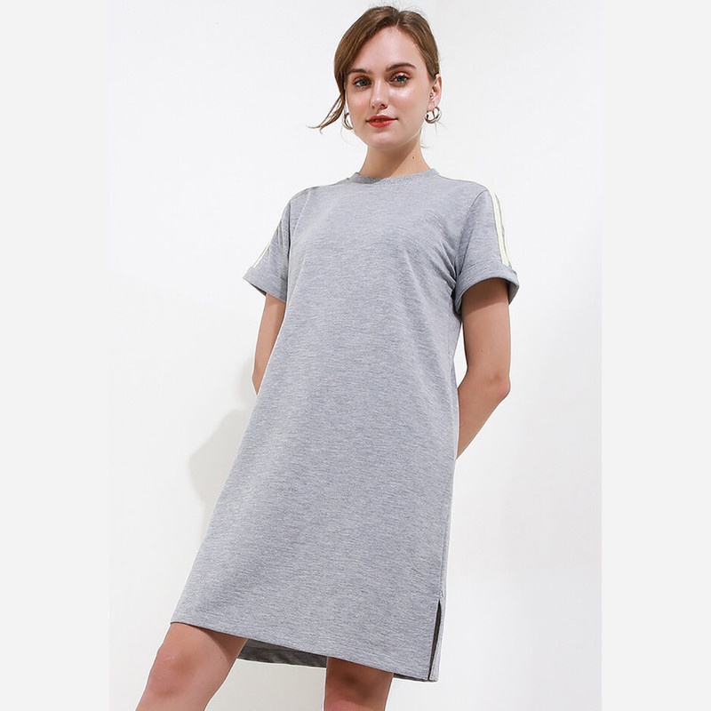 Tolliver Stripes Dress Wanita