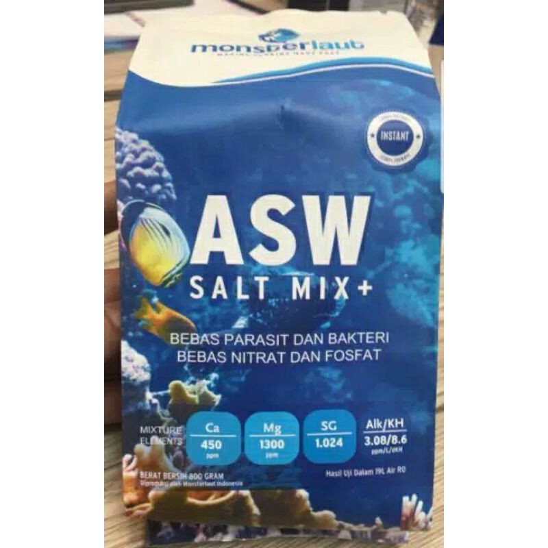 ASW Salt Mix Reef Salt garam laut sintetis monster laut