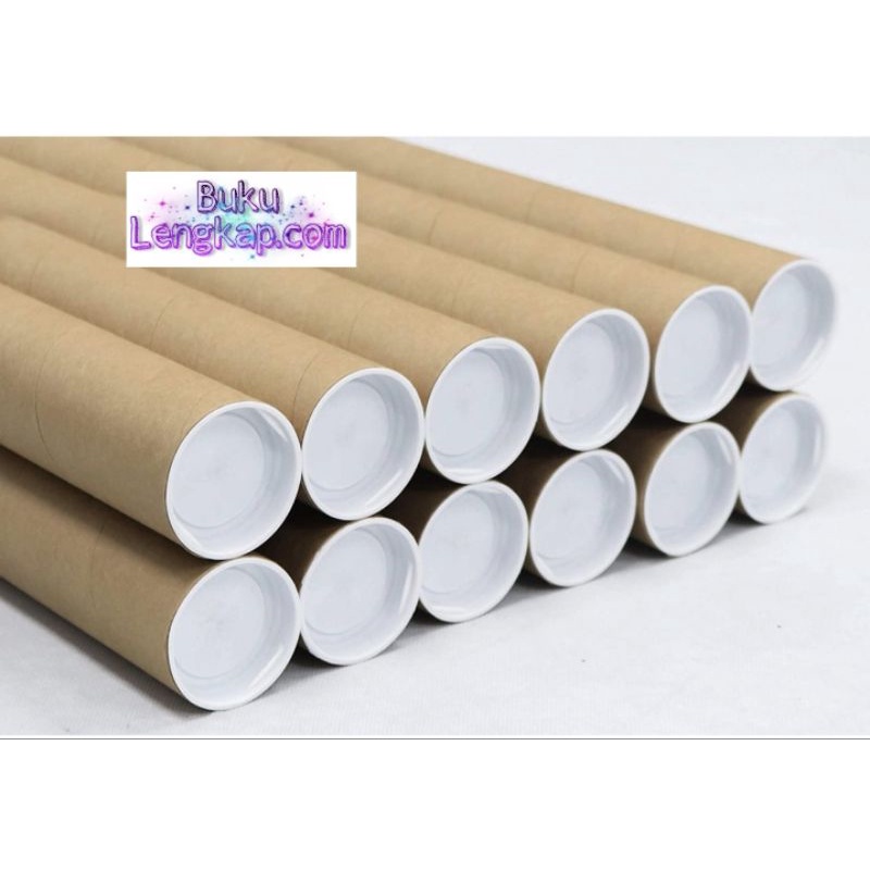 

selongsong + tutup diameter 6cm panjang 35 - 40 cm conees cones paper tube paper cone