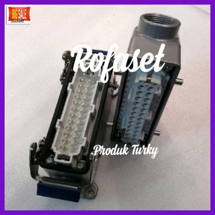 

NAMATGARPU- HEAVY DUTY CONNECTOR 24 PIN SET, OB, EQ, HARTING -ASLI.