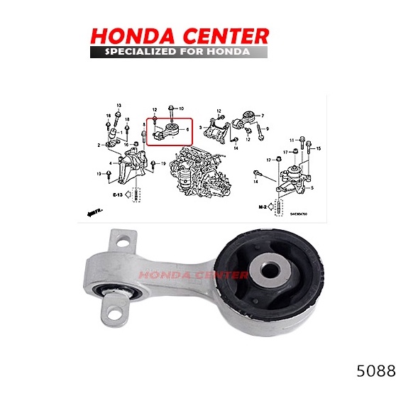 engine mounting gantungan mesin pangkuan mesin kanan atas crv gen3 gen4 tahun 2007 2008 2009 2010 2011 2012 2013 2014 2015 2016 2017 50880-SWA-A01manual