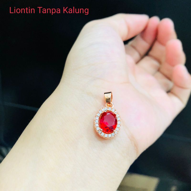 Liontin xuping batu permata wanita dewasa L01