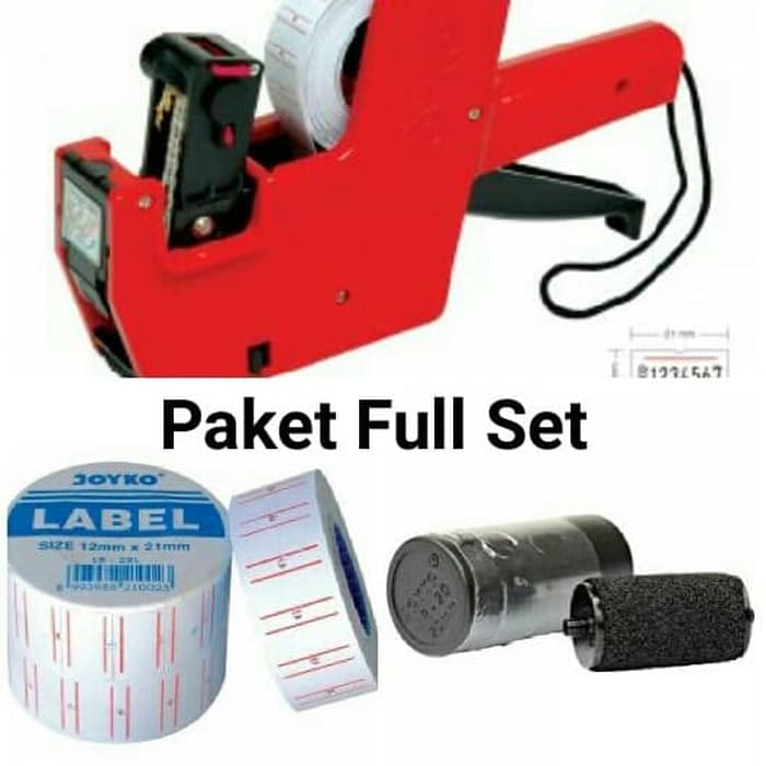 Mesin Label Harga Alat Tembak merk joyko  MX 5500 M / 1 baris /price labeller Exparid Exp + label joyko