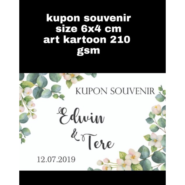 

KARTU SOUVENIR