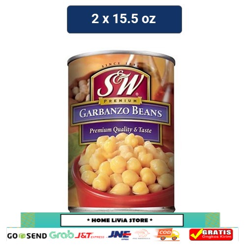 

Sw Garbanzo Beans Makanan Kaleng Kacang Arab 2 x 15,5 Oz