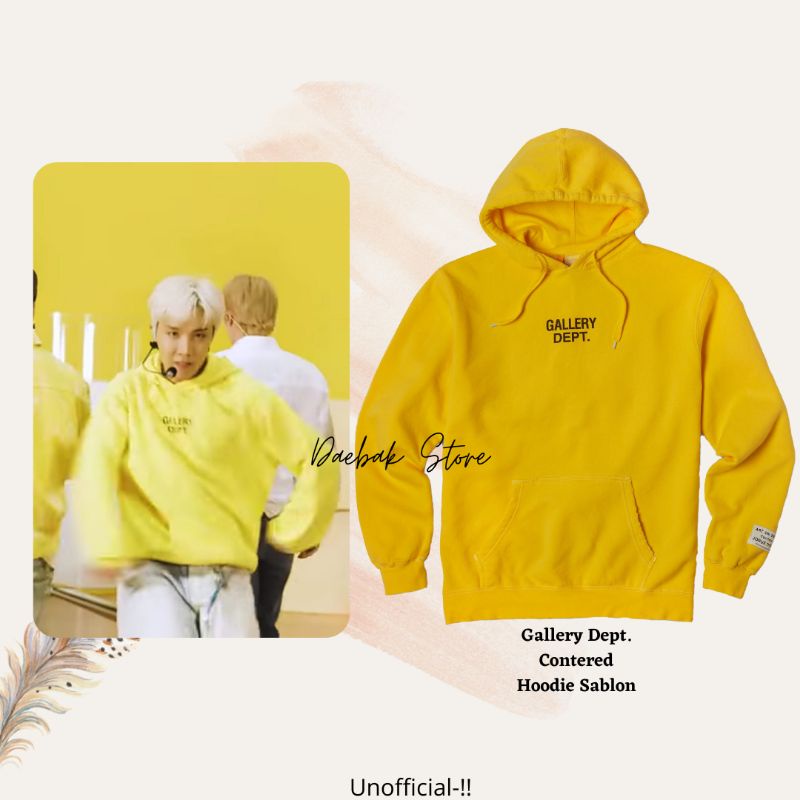 Hoodie kpop jhope BTS Gallery Dept. Unoff SABLON
