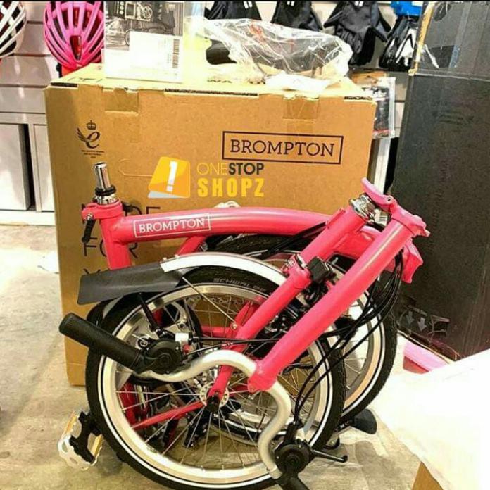 BROMPTON M6L HOT PINK 2020 SEPEDA LIPAT ORIGINAL ONESTOPSHOPZ
