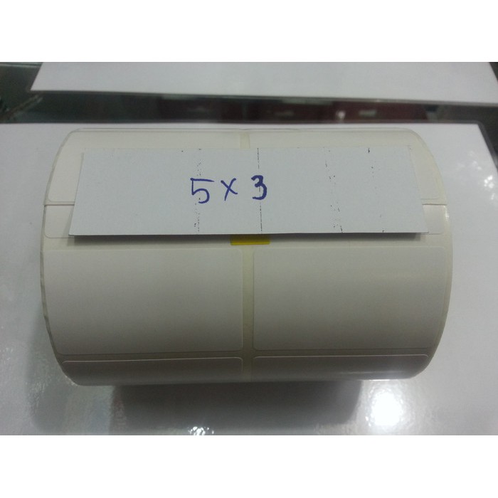 Label Barcode Semicoated 2 kolom uk. 50x30mm Isi 5000pcs