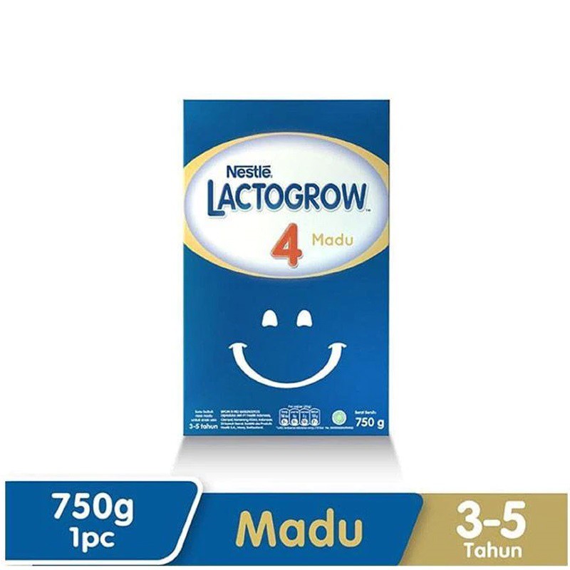 Lactogrow 4 Happy Nutri [3-5 Tahun] Madu/Vanilla - 735gr - 735 gr