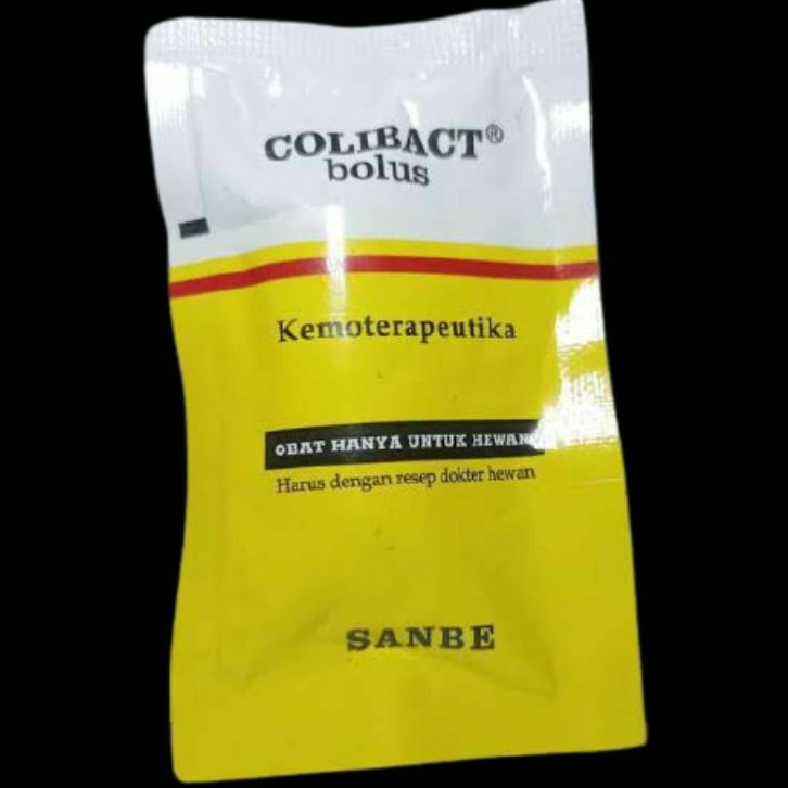 COLIBACT bolus SANBE (1 bolus) — Obat Antibiotik Hewan Ternak