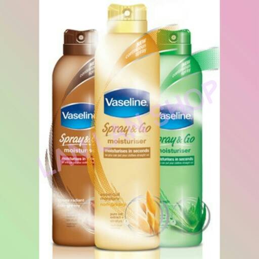 PRODUK LARIS Vaseline spray & go moisturizer MURAH MERIAH