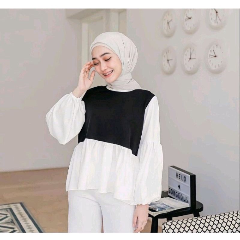 KEMEJA MEGAN / KEMEJA RAYON / VIENA BLOUSE / BLOUSE WANITA /  ATASAN WANITA