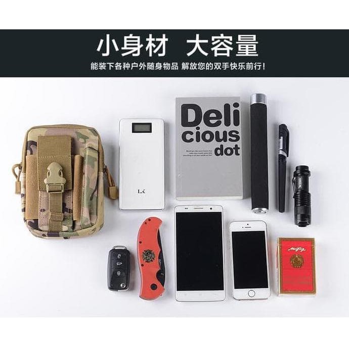 Promo Terbaru! TAS PINGGANG / DOMPET / SARUNG HP ARMY MILITRY 1188 TAS GADGET KECIL