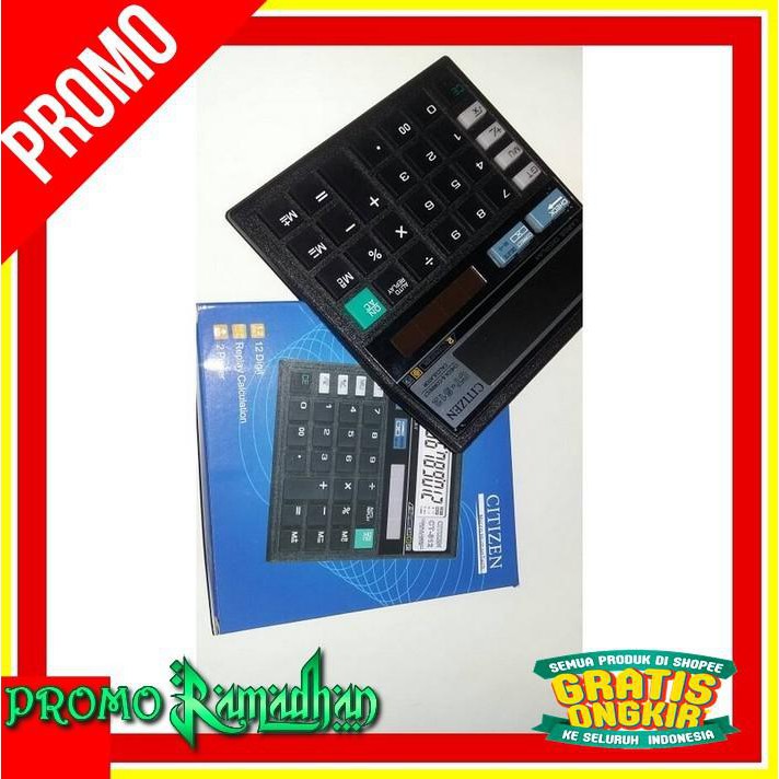 

TERLARIS CALKULATOR CITIZEN 512 CEK AND CORECT 12 DIGIT PALING MURAH