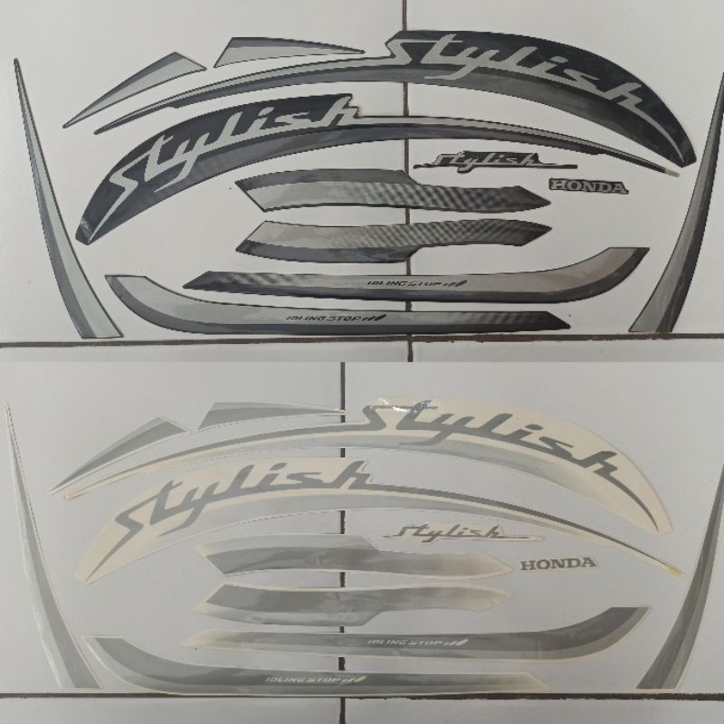 striping Honda scoopy stylish fi 2019 kualitas a setara original