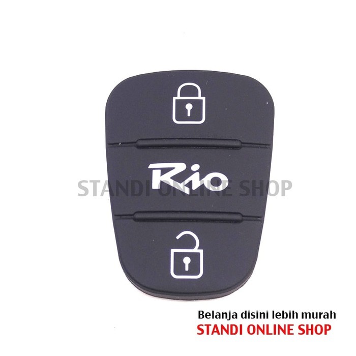 Karet Tombol Kunci Remote Rubber Key Pad Mobil KIA RIO Murah