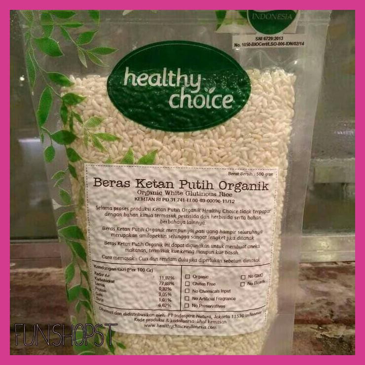 

HEALTY CHOICE BERAS KETAN PUTIH ORGANIK 500GR