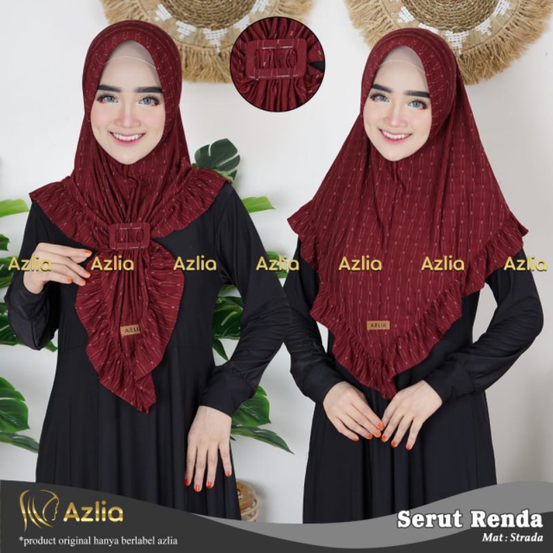 Jilbab Bergo Azlia Gesper / Jilbab Ring / Jilbab Jersey