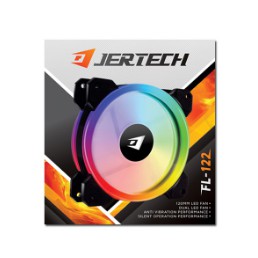 FAN CASING GAMING JERTECH FL-122 RGB / RGB RUNNING KIPAS CPU 12CM