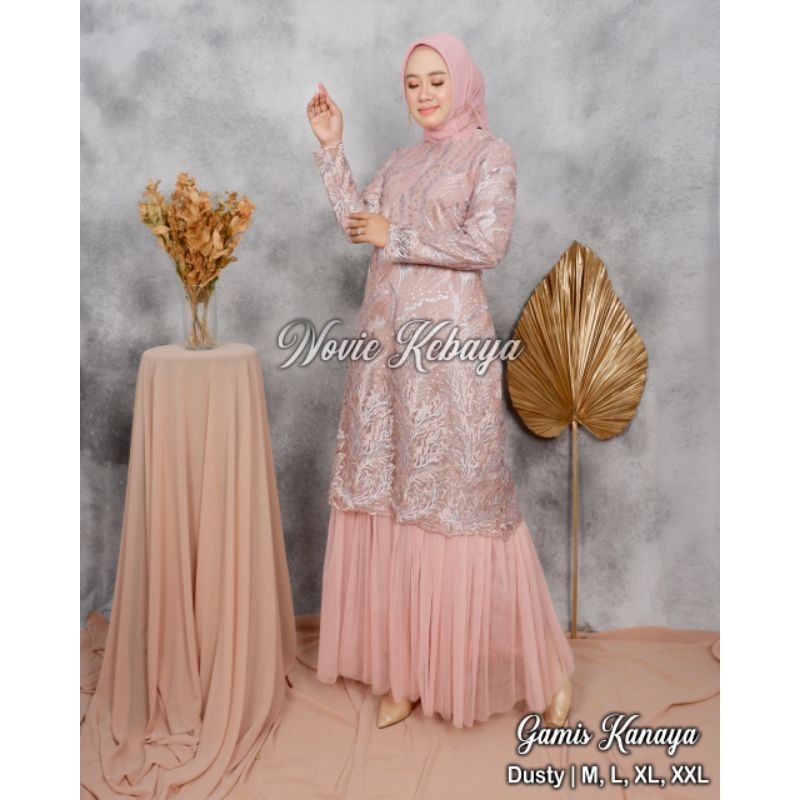 REALPICT Kebaya Gamis Tutu / Kebaya Gamis Modren / Kebaya Terbaru / Gamis Tutu Modren