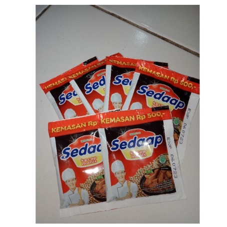 KECAP SEDAAP / KECAP MANIS SEDAP / SACHET 500 / 1 RENCENG ISI 12 PCS