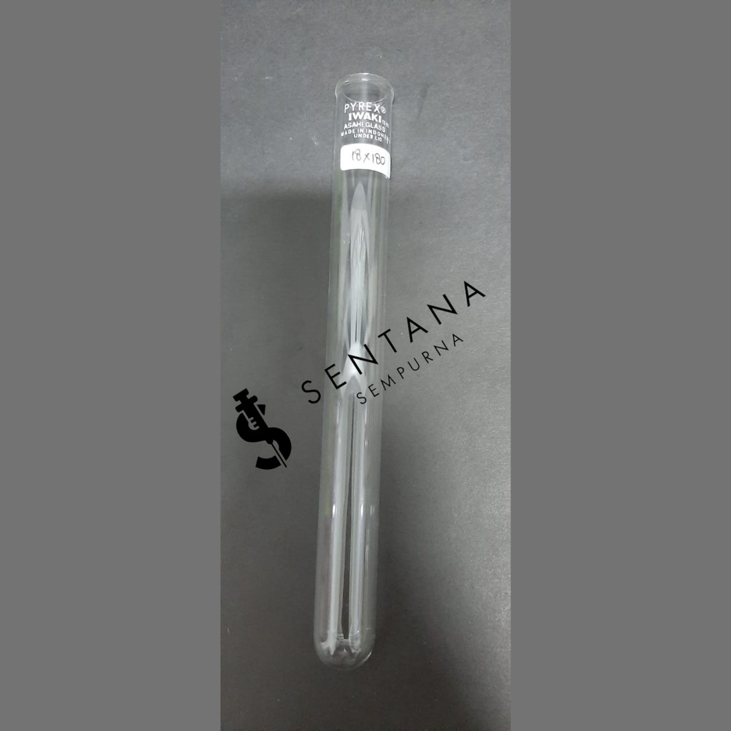 Jual IWAKI/ Pyrex Tabung Reaksi/ Test Tube 18 X 180 (27 Ml) | Shopee ...