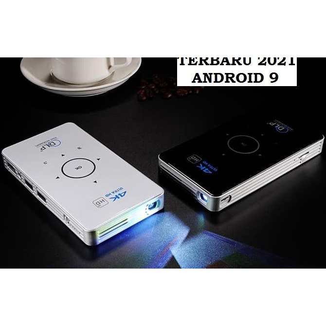 Mini Smart DLP Projector C6 Android 6 S905X 4CORE Wifi 1080P Original