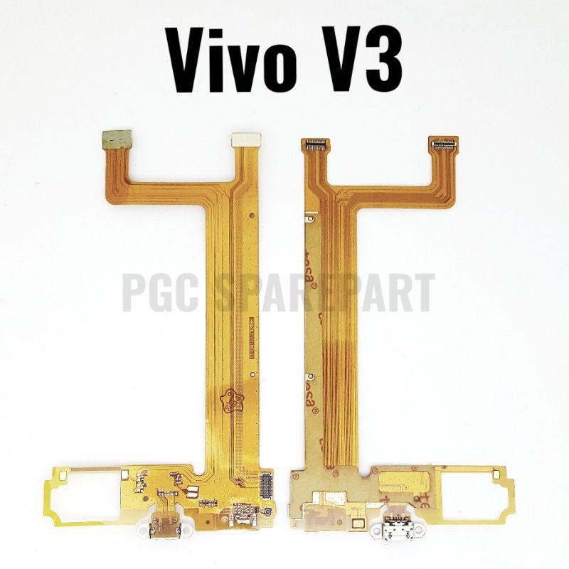 Original Flexible Connector Charger & Mic Vivo V3 Flexibel Fleksibel Konektor Cas Casan Mik