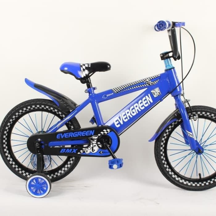 Jual Sepeda Anak BMX 16 Inch Evergreen Logan Overseas - Biru Diskon