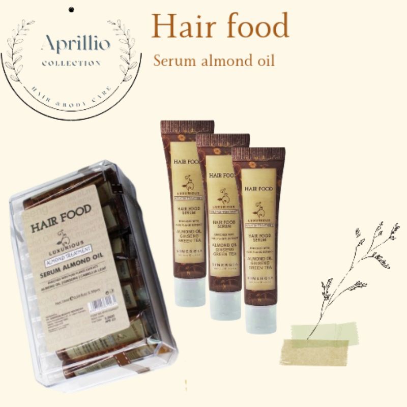 SINERGIA TERRA DIVERDE HAIR FOOD SERUM ALMOND OIL 16ML X 30 | 1 BOX -AC-