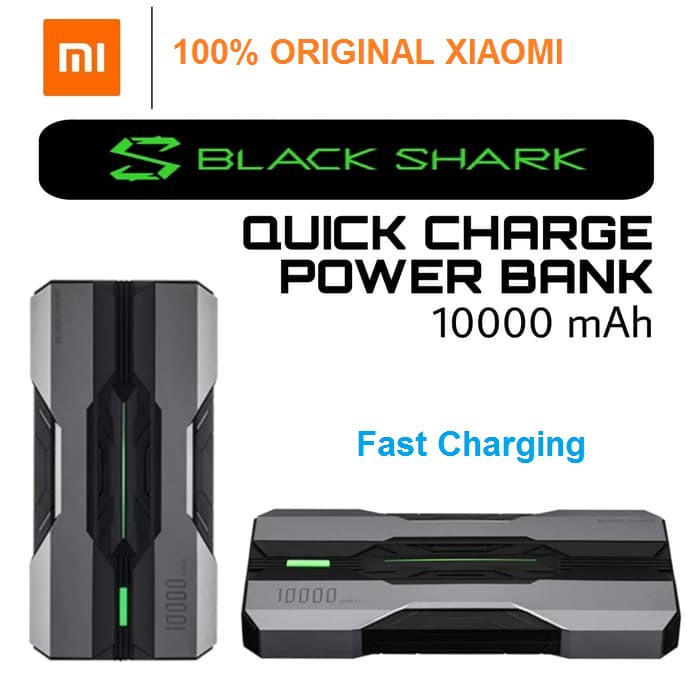 Power Bank XIAOMI Black Shark Quick Charge 10000mAh Original100%