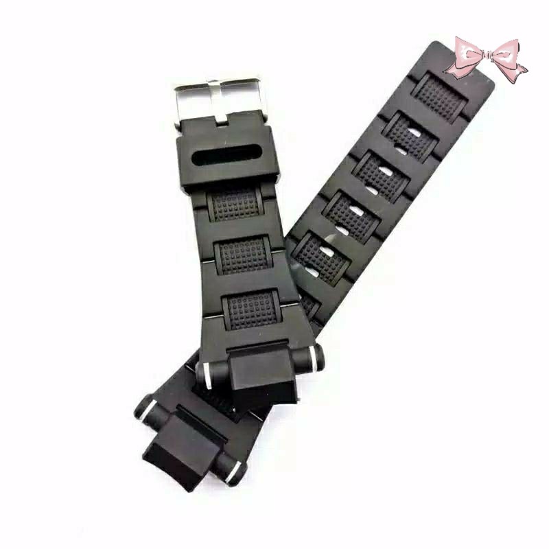 STRAP TALI RUBBER JAM TANGAN D-ZINER 1901 RUBBER STRAP JAM DZINER DZ-1901 WARNA HITAM