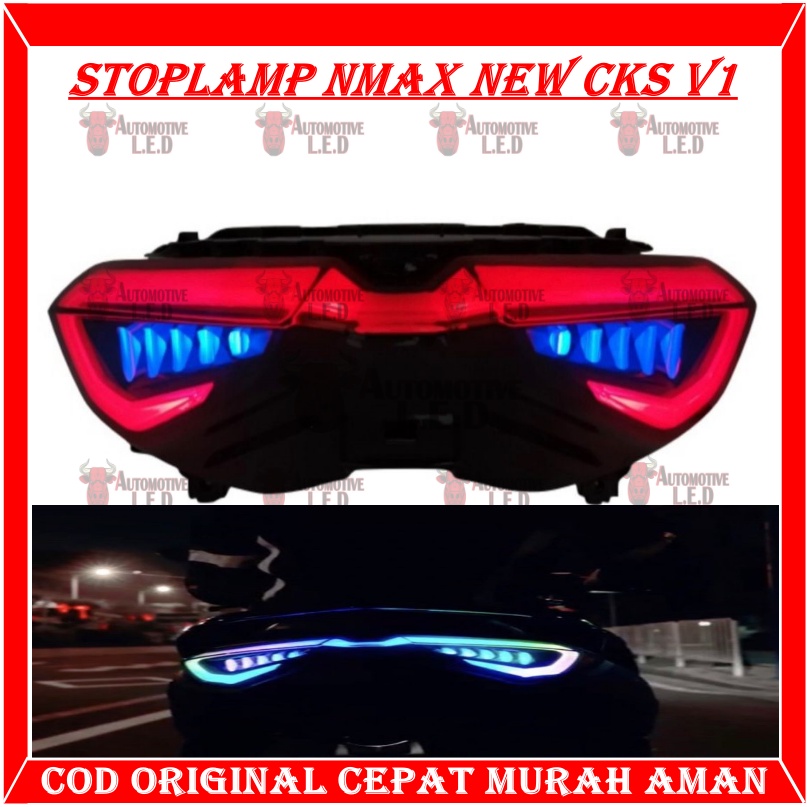 ORIGINAL LAMPU STOP NMAX NEW 2020 2022 RGB CKS STOPLAMP NMAX 2020  LAMPU SEN NMAX CKS ORIGINAL | LAM