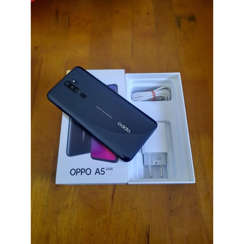 Jual HP Handphone Oppo A5 2020 ram 3/64gb kelengkapan fullset