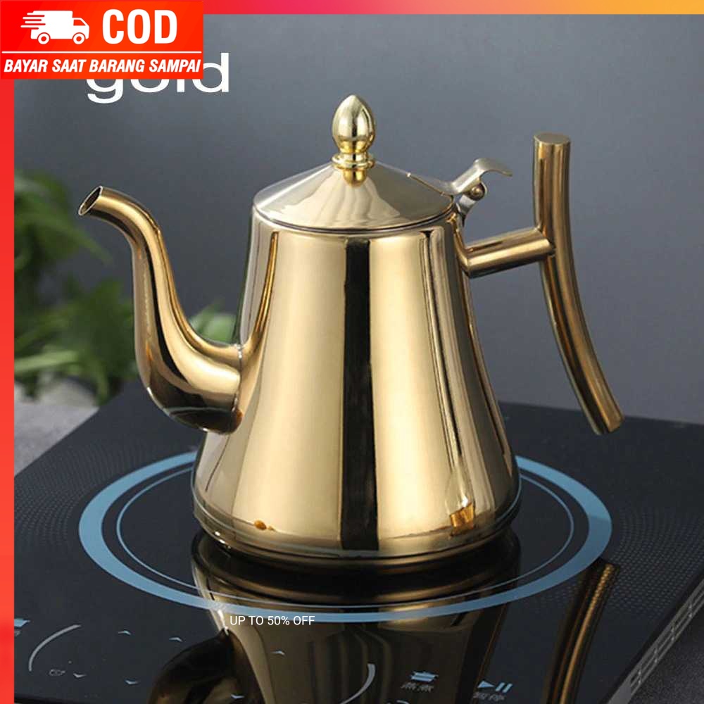 (1005 BARANG ORI) XIONG QIANG Kettle Teko Air Teh Kopi Teapot 1.2L with Filter HS4012