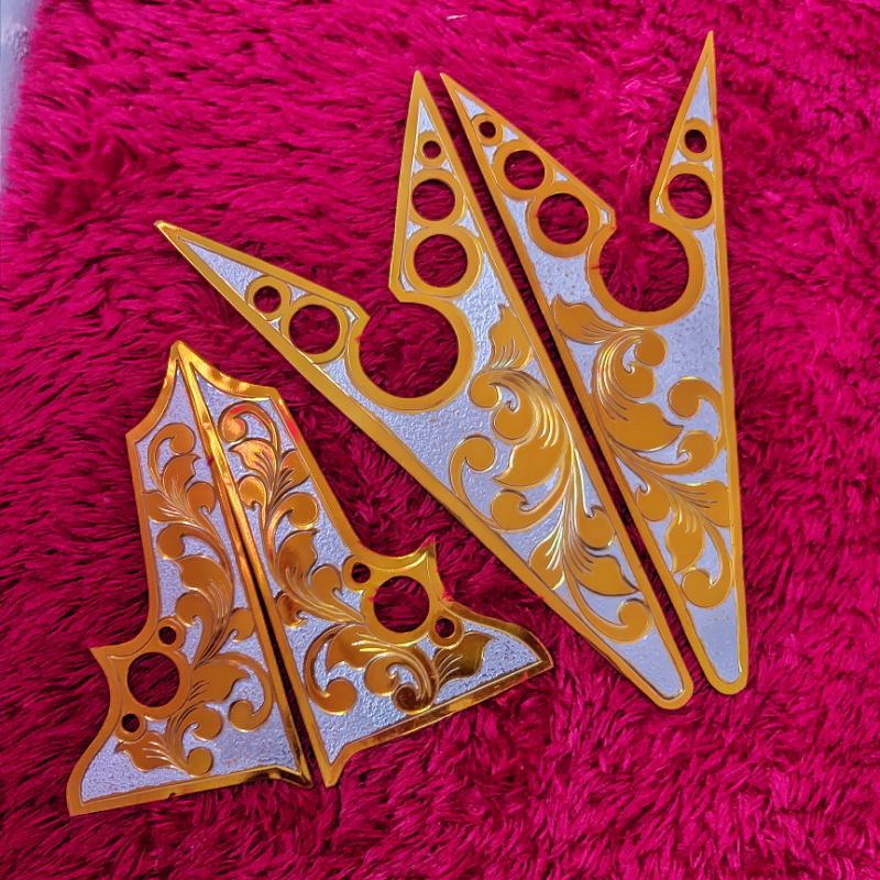 pemanis rangka vixion old/pemanis rangka ukir