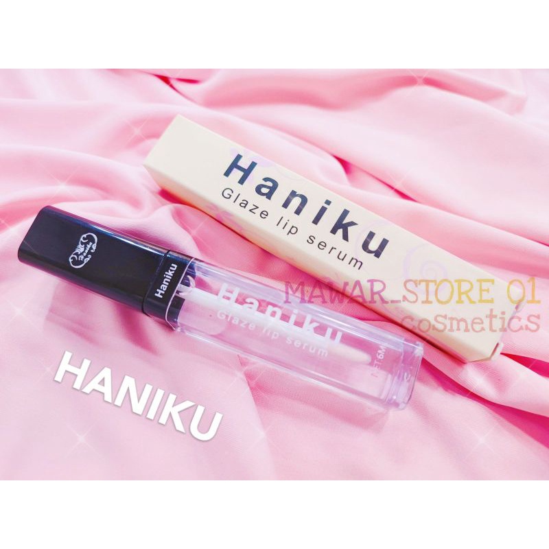 Glaze Lip serum Haniku Vitamin E Lembab Lembut Mencerahkan
