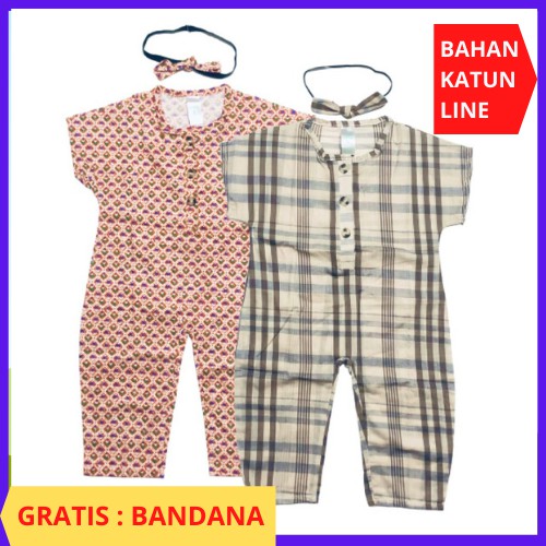 Jumpsuit Romper Baju Anak Bayi Perempuan Cewek 1-4 Tahun S